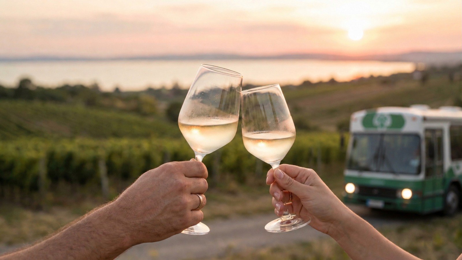 Szőlőültetvények a Balaton-felvidéken